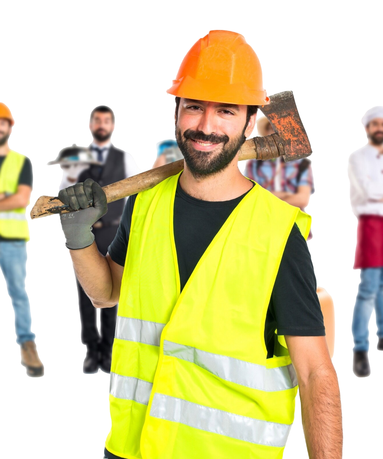 workman with ax white background e1739359557354